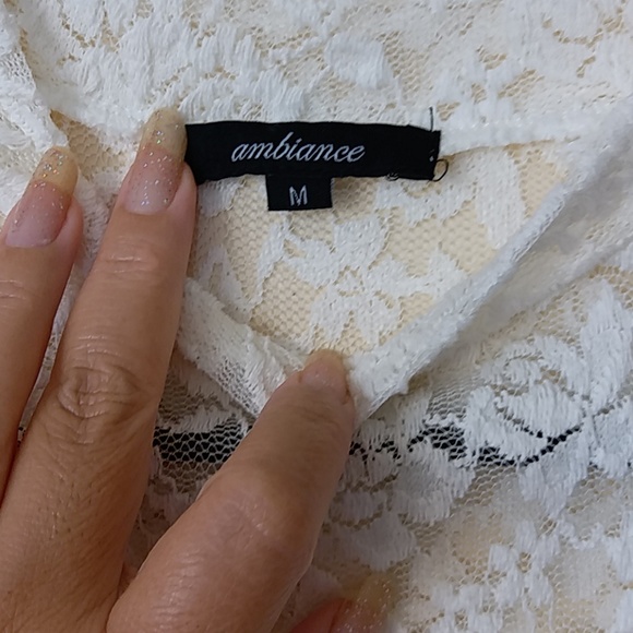 Gorgeous brocade blouse very sexy Medium - Picture 5 of 8